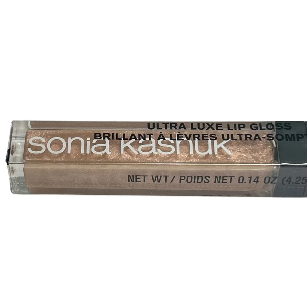 Sonia‎ Kashuk Ultra Luxe Lip Gloss Sparkling Sugar 01 New Hydrating Beige, Nude